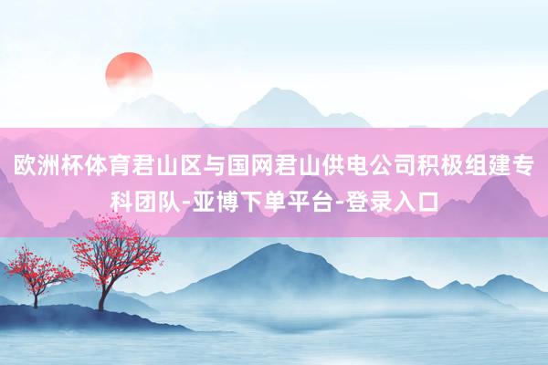 欧洲杯体育君山区与国网君山供电公司积极组建专科团队-亚博下单平台-登录入口